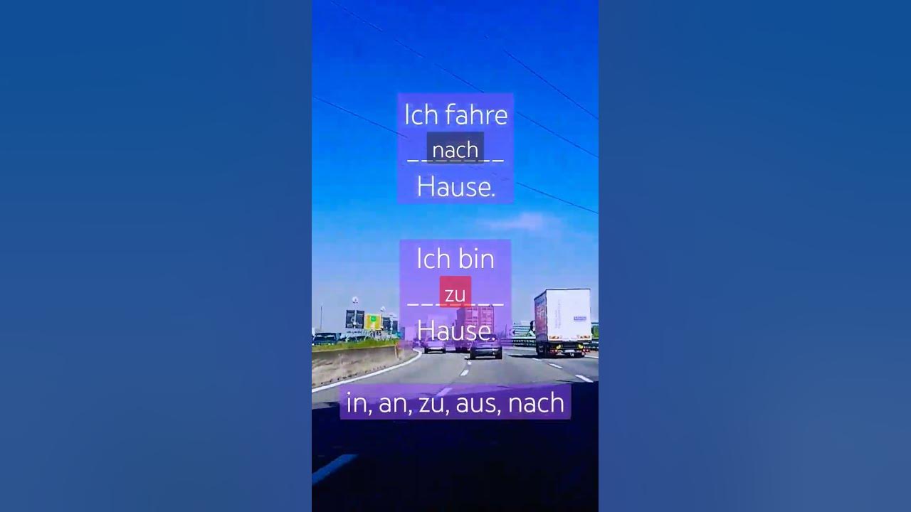 präposition deutsch italia zuhause nachhause Ich fahre nach Hause, Ich bin zu Hause games