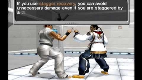 Tutorial - 5. Recovering from an attack (Virtua Fighter 4 Evolution) [Manjoume]