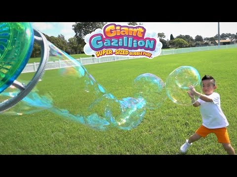Video: Soap Bubble Gun - Minigun Bubble Generator Set mimi home 28177445