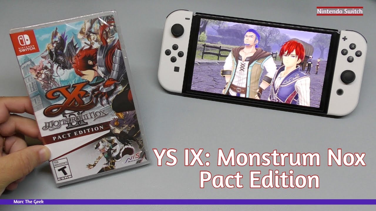 YS IX Monstrum Nox Pact Edition Unboxing/Gameplay - YouTube