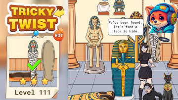 Tricky Twist Puzzle – Level 111 help them camouflage Walkthrough Solutions | iOS / Android Gameplay