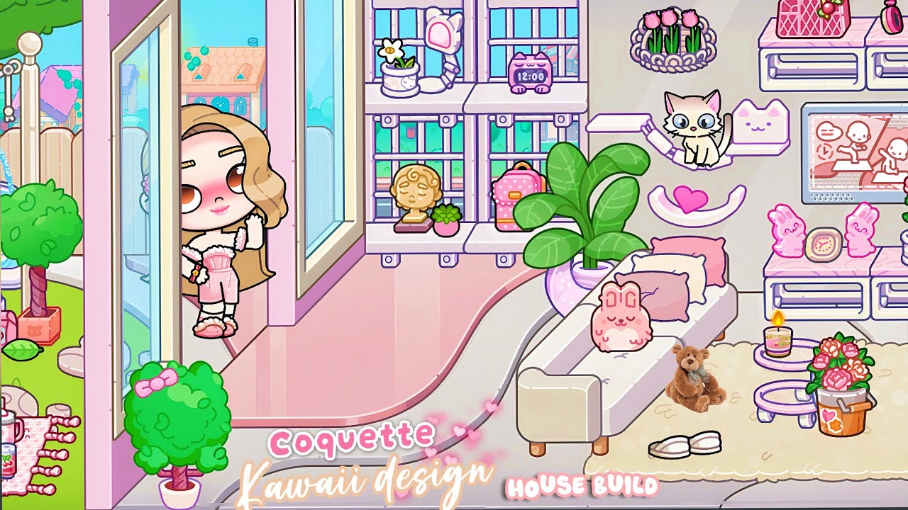 Мир Аватара 🩰 Дом мечты Кокетт 🎀 | Экскурсия по милому розовому дому в мире Аватара ✨| Идеи для д...