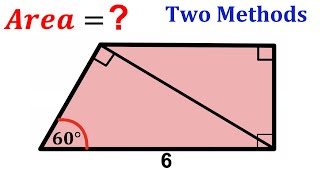 Can you find the area of the Pink Trapezoid? | Trapezoid | (Trapezium) | #math #maths | #geometry