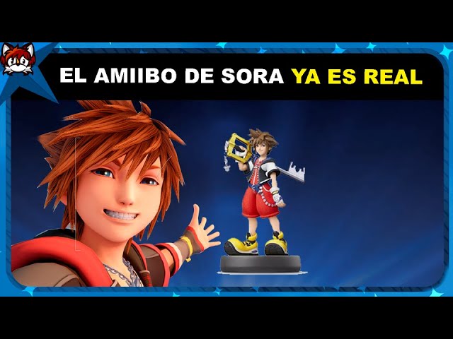 Es oficial que habrá AMIIBO DE SORA y una ACTUALIZACIÓN PARA SMASH