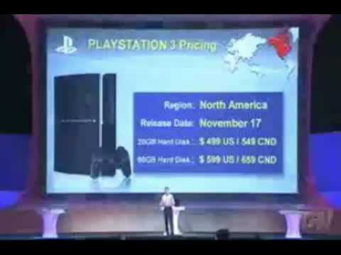 Video: PS3-hinnoittelu Maksaa Sonylle 3 Miljardia Dollaria