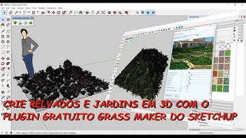 Crie vários tipos de relva e jardins com o plugin GRASS MAKER para o SketchUp Pro