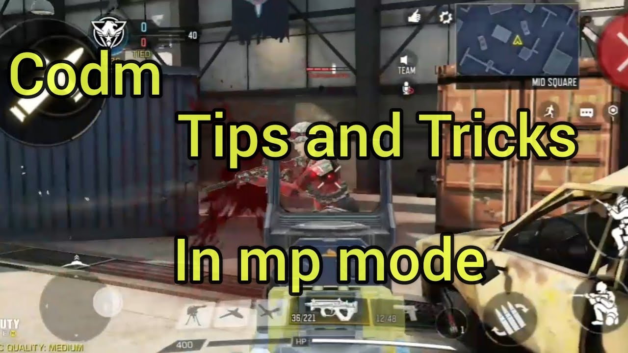 Codm 2mp CODM tips and tricks that can be used in MP match | CODM Noob - YouTube