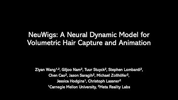 [CVPR23] NeuWigs: A Neural Dynamic Model for Volumetric Hair Capture and Animation