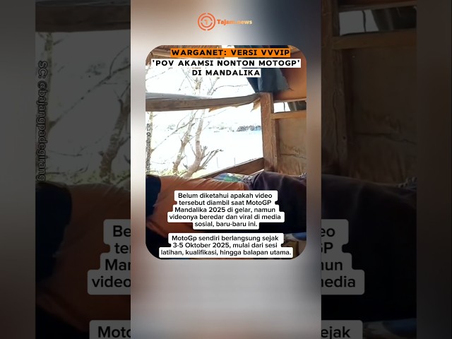 VVVIP! POV AKAMSI NONTON MOTOGP