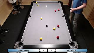 Race to 9 - Dean Perry vs Ant Rose #billiards #pool #8ballpool