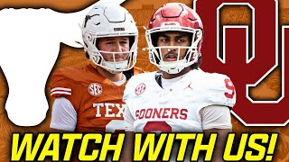 Watch With Us! | #18 Oklahoma Sooners vs #1 Texas Longhorns | Quinn Ewers Return | Red River