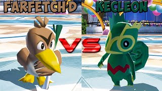 Pokemon battle revolution - Farfetch’d vs Kecleon
