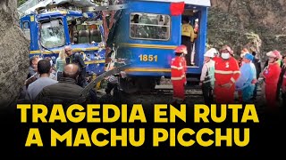 DESPAIR AND GRIEF! | Train collision on the way to Machu Picchu leaves one train driver dead