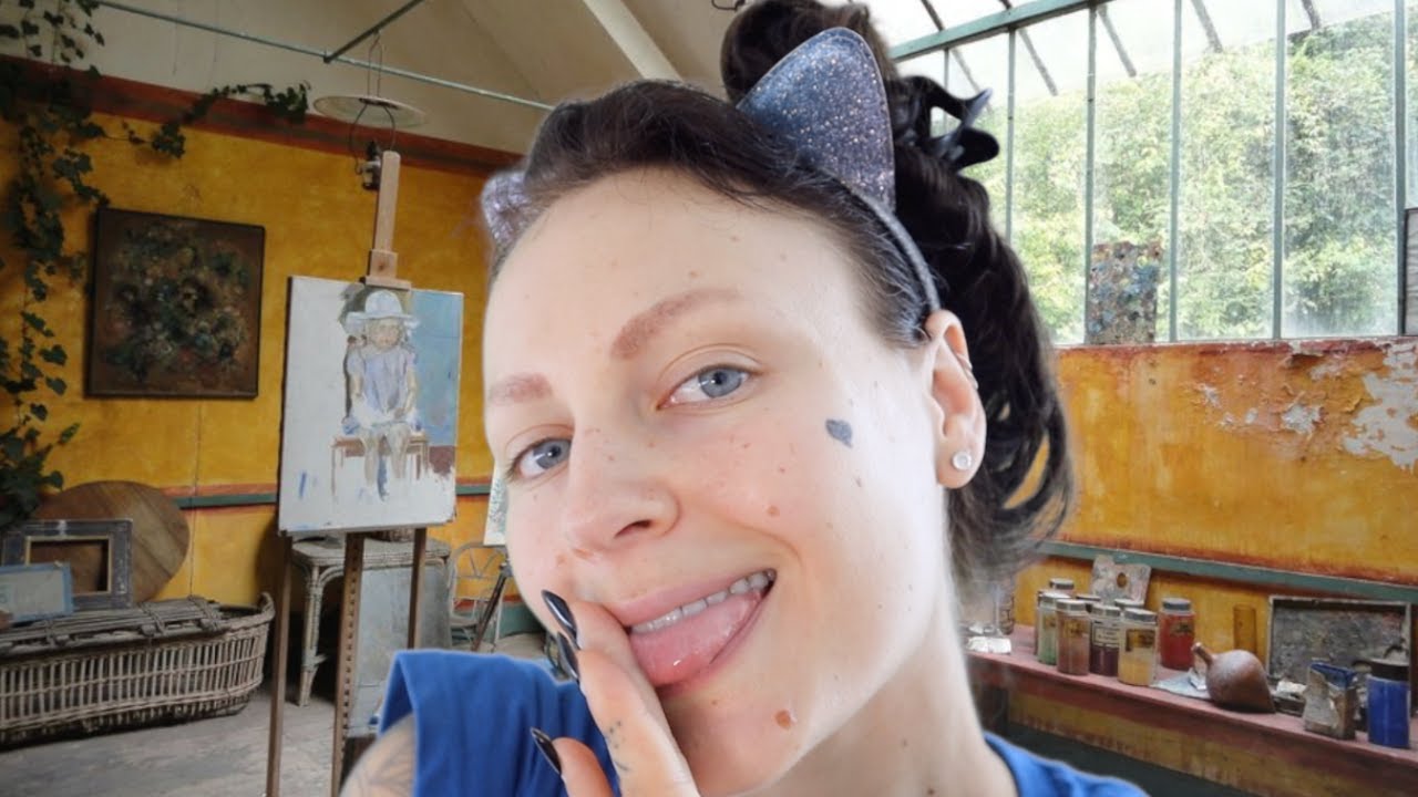 ASMR | Art Class but make it SPIT Painting 🎨🧑🏻‍🎨