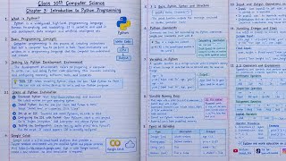 10th Computer Chapter 3 | Python Basics, Data Types & Programs | Board Exam 2027