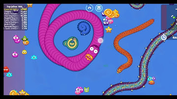 Biggest Worm | WormZone.io | Biggest Snake | Gameplay Walkthrough (android,ios) Game world