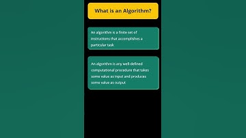 2. What is an Algorithm #Shorts #algorithm #datastructures