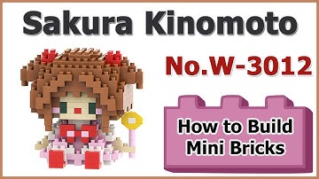 How to Build Mini Blocks Sakura Kinomoto W-3012 Review Instructions Specifications