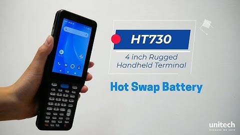 【Handheld Terminal】HT730 Hot Swap Demonstration
