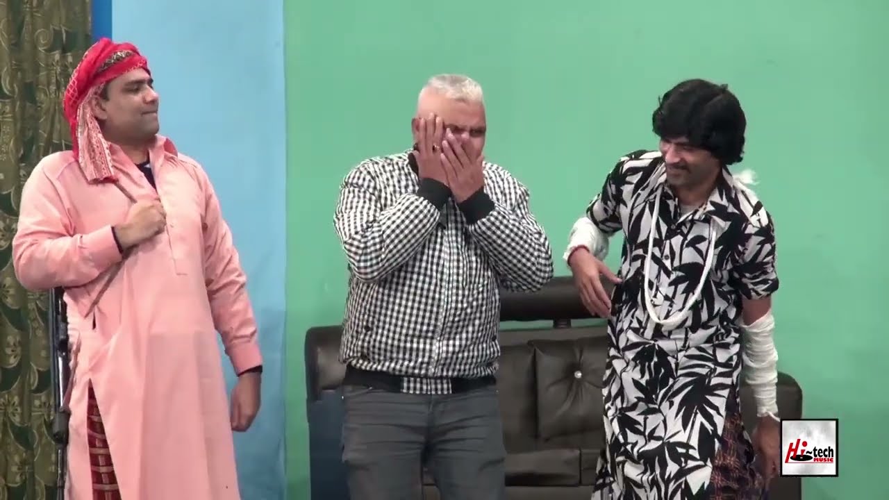 BIRJU AUR SAJAN ABBAS KI LARAI - PAKISTANI STAGE DRAMA FULL COMEDY CLIP