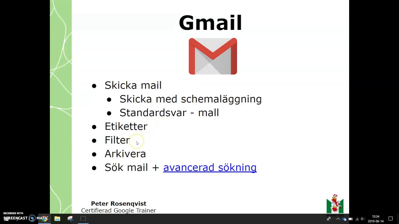 Misbrug maternal sød smag Gmail - Skapa etiketter och filter, arkivera, avancerad sökning, schemalägg  mail - YouTube