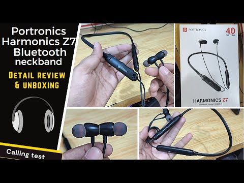 Buy Portronics Harmonics Z7 Neckband Bluetooth Earphones at Discount