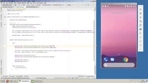 How to design a simple Audio Recorder App in Android Studio?