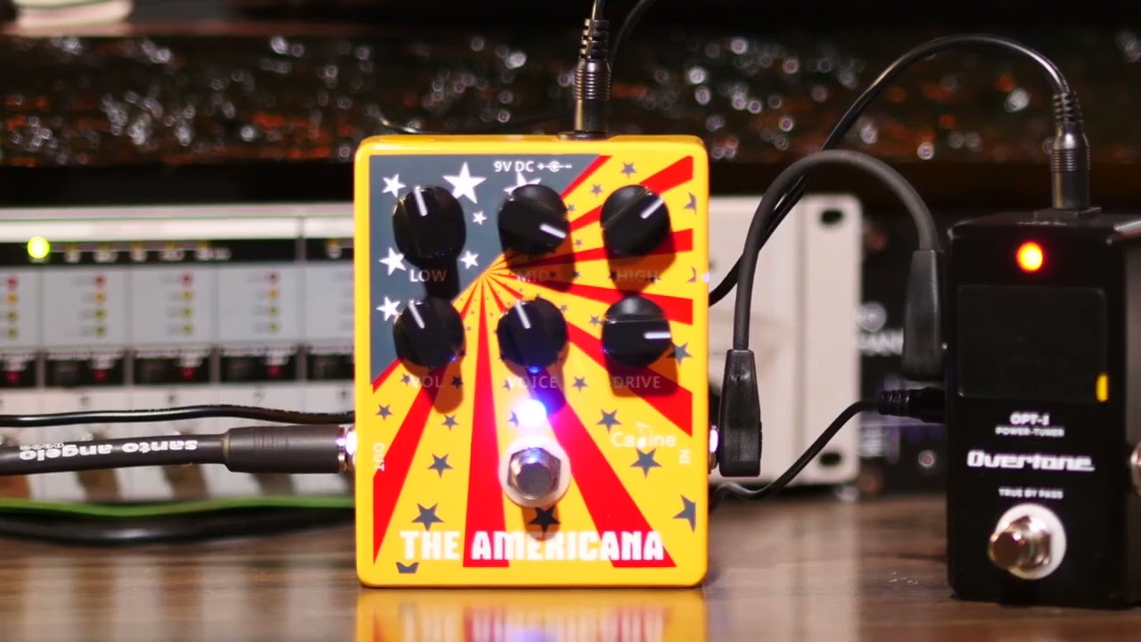 Caline CP-55 Central Station American Sound – Pédale Simulateur Ampli Fender Deluxe 57, Overdrive Crunchy & Clean