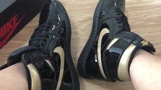 On Feet Review Pk God Air Jordan 1 Retro Metalic Black Den From Citysoleshop