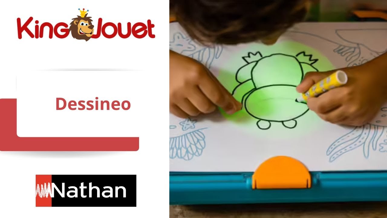 Nathan – Mon Atelier de Dessin - Jeu d'apprentissage - Jeu Educatif -  Tablette pour apprendre pas à pas – Réalise tes premiers avec Dessineo –  Dès 4