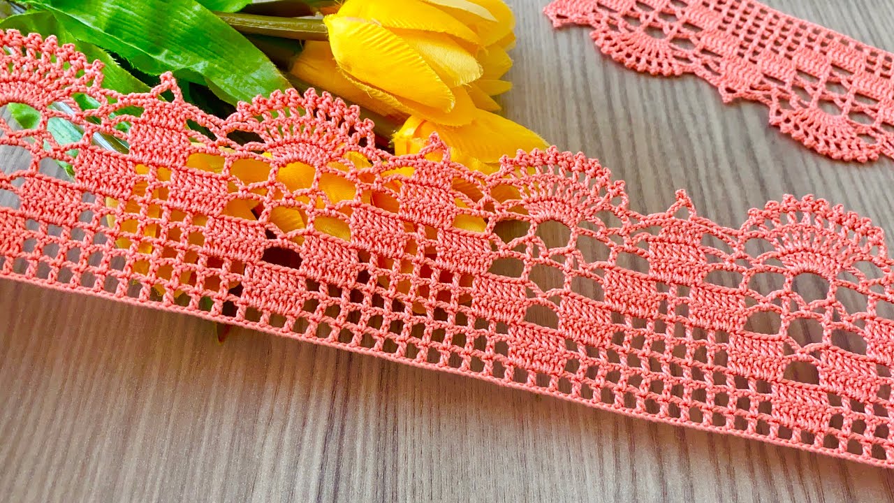 How to Make a Crochet Eye-Catching Lace Edge Pattern