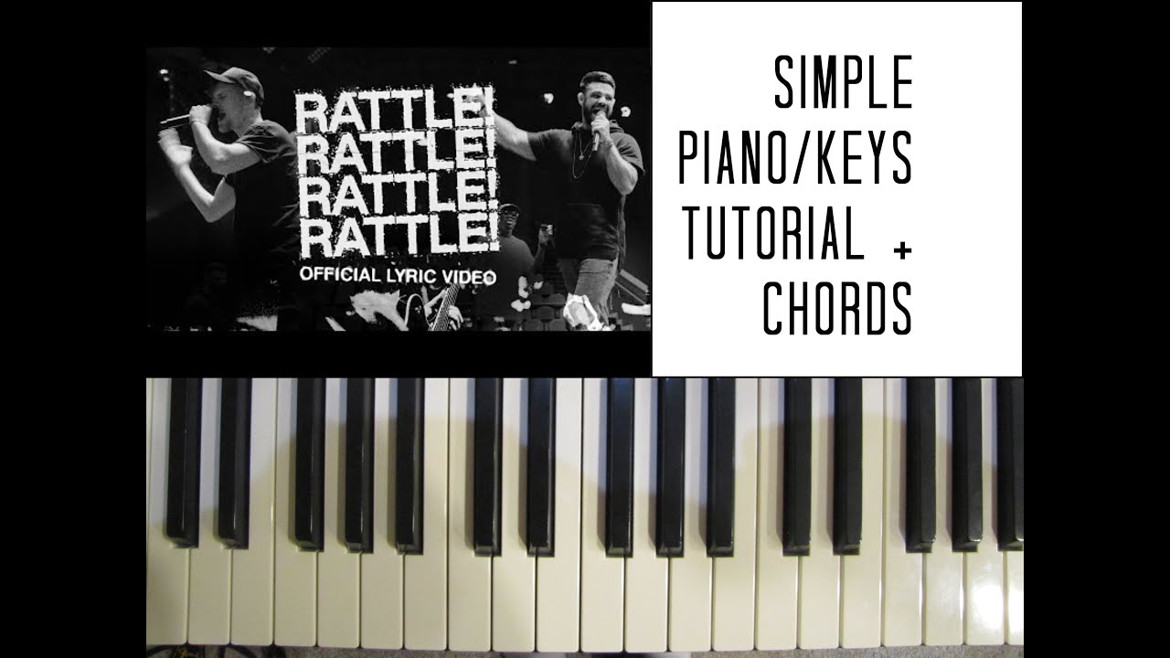 Rattle!, a brand new song by Elevation Worship piano / keyboard tutorial wi...