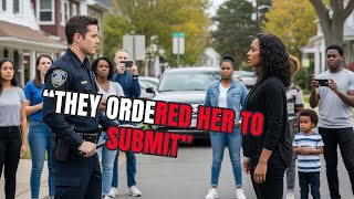 Racist Cops Humiliate Black Woman for “Walking While Black” — Seconds Later, They Kneel in Defeat