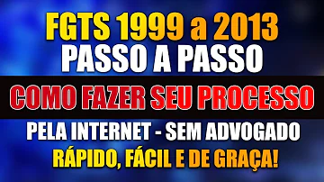 Qual o valor da correção do FGTS de 1999 a 2013?