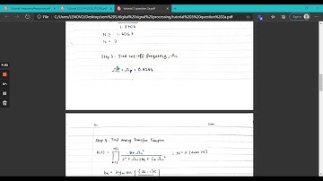 CHEBYSHEV FILTER USING BILINEAR TRANSFORMATION