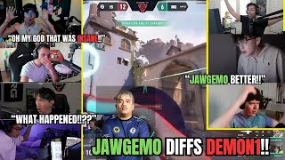 VALORANT Pros and Streamers react EG Jawgemo's insane ACE, diffing Demon1!!! screenshot 5