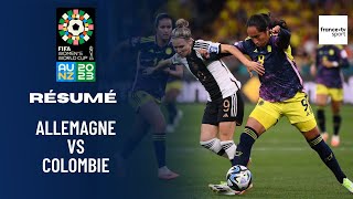 Coupe du monde 2023 (F) : le résumé d'Allemagne vs Colombie