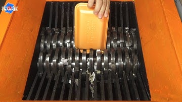 SHREDDER MACHINE! Shredding Hard and Soft Things! Oddly Satisfying, Relaxing Video #026