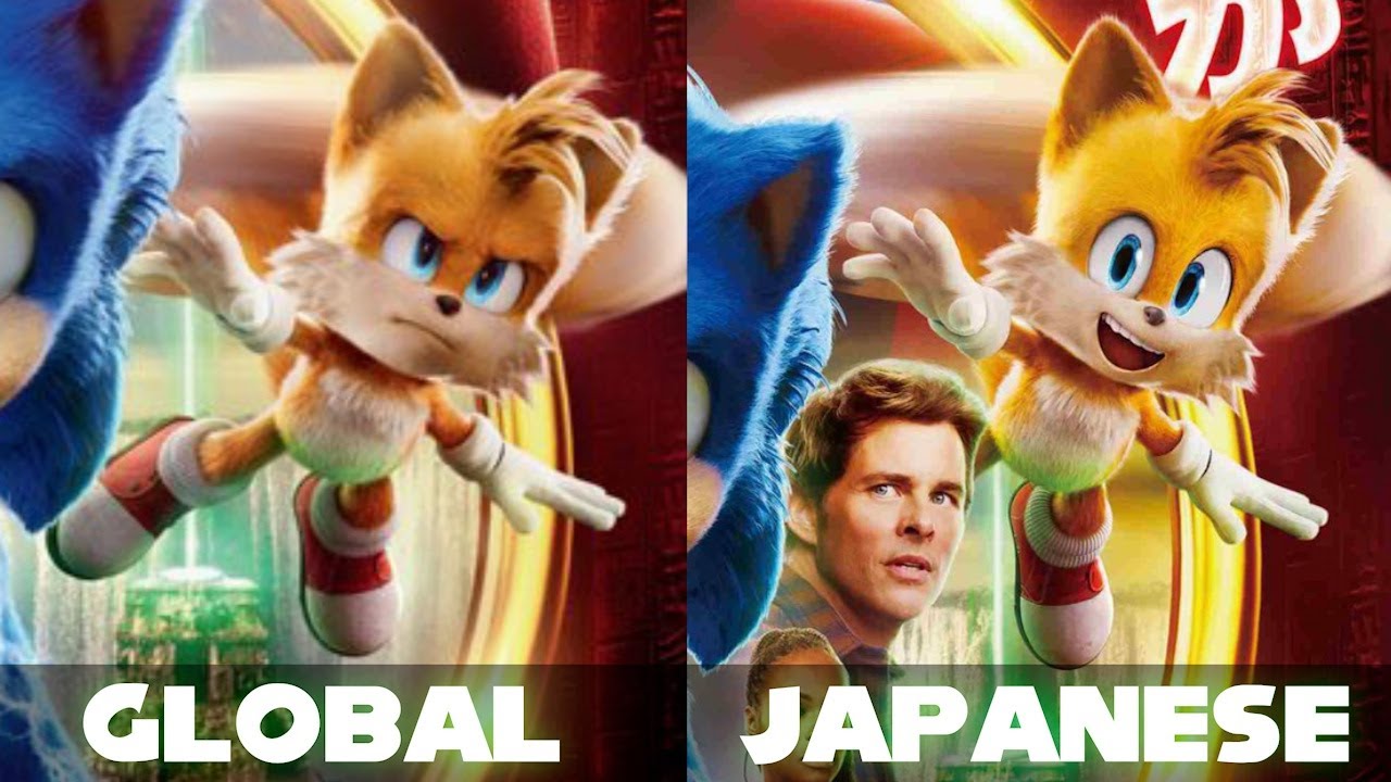 Japanese Sonic Movie Poster