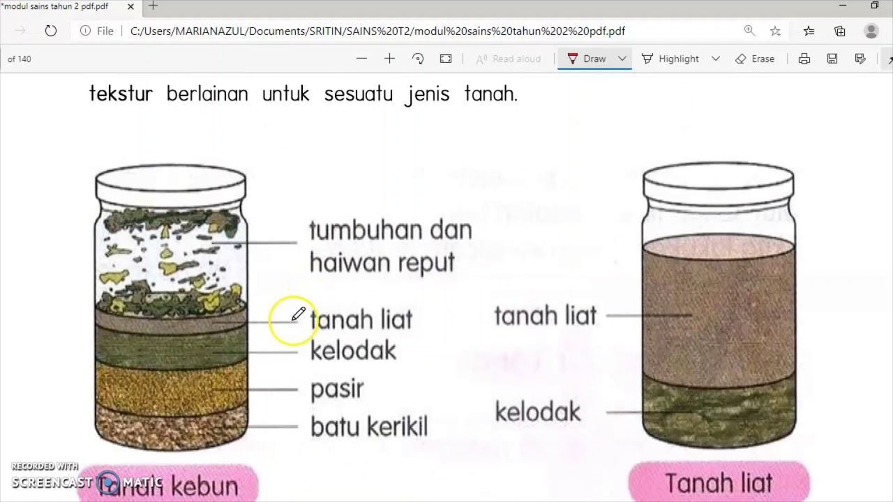 sains tahun 3 tanah