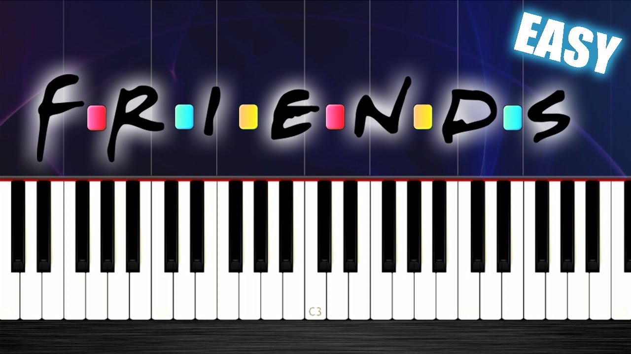 FRIENDS THEME - EASY Piano Tutorial by PlutaX - YouTube
