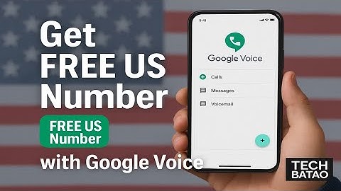 How to Create Google Voice Account | Free US Number in 2025 | TECH BATAO