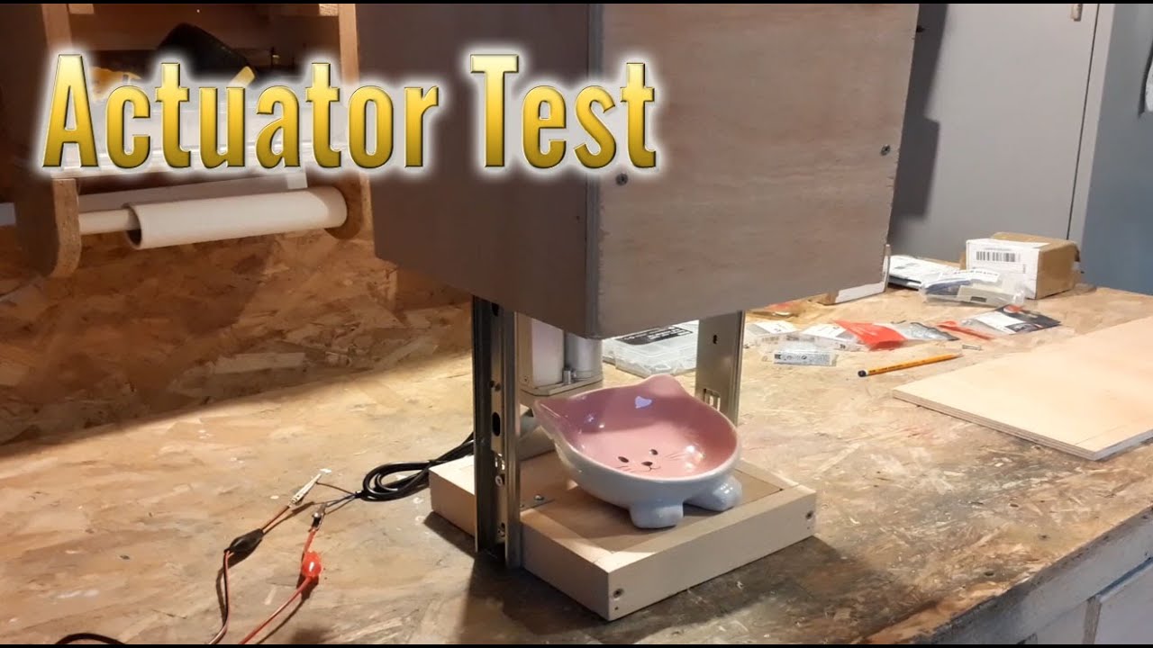 Remote Control Cat Feeder - Actuator Test - Part 3
