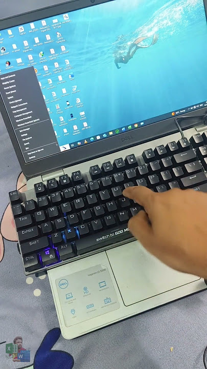 Instant Shutdown Trick! Use Windows   X, U, U to Power Off in Seconds! #WindowsShortcut