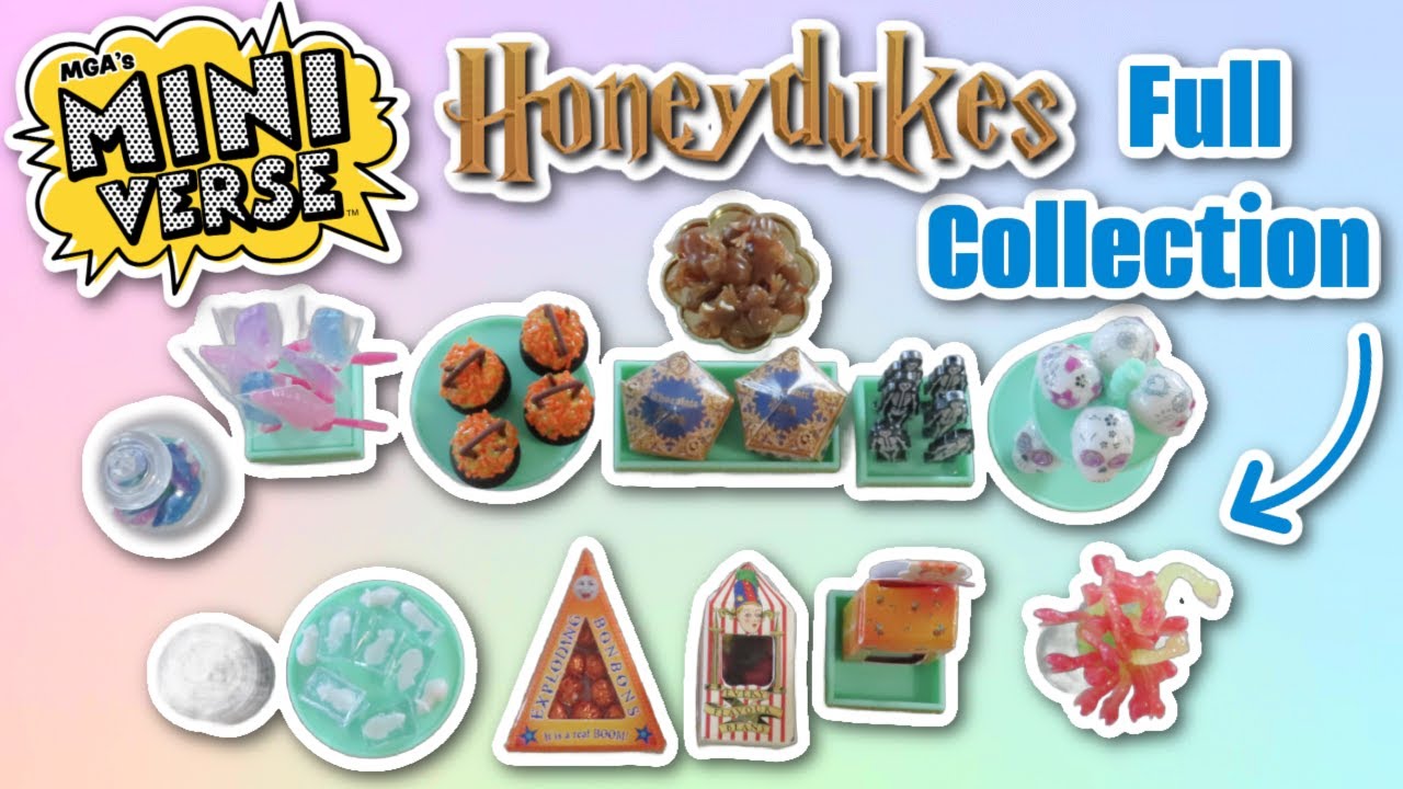 The ENTIRE Honeydukes Harry Potter Miniverse Collection!! - YouTube