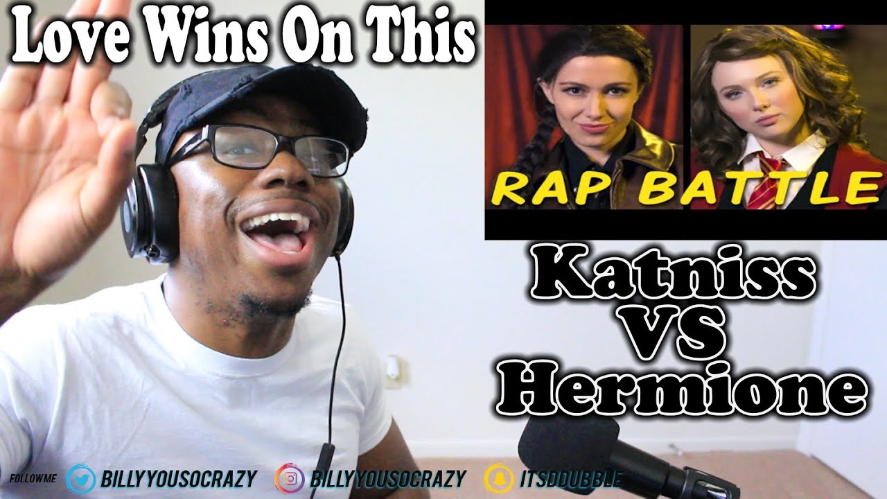 KATNISS vs HERMIONE (Princess Rap Battle) REACTION! LOVE WINS ON THIS ONE!