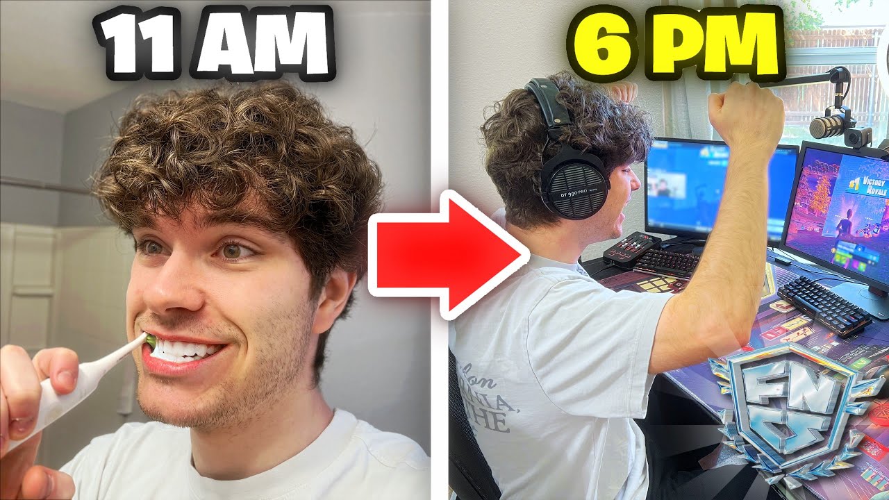 Day In The Life As A Fortnite PRO
