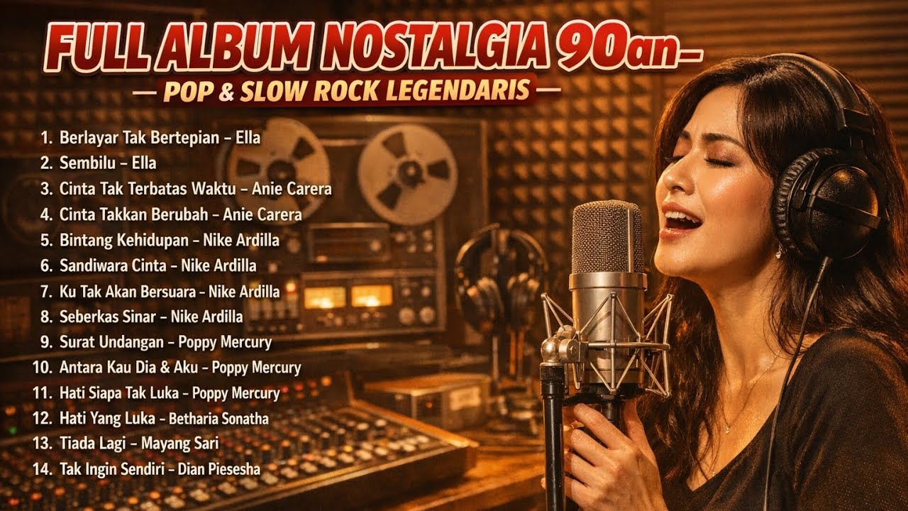 FULL ALBUM NOSTALGIA 90an 🔥 POP & SLOW ROCK LEGENDARIS | Lagu Kenangan Terbaik Sepanjang Masa