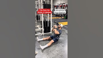 Build MONSTER Back & LATS with Eccentric Overload!! BANA 2:1 Lat Pulldown L Sit #fitness #gymworkout