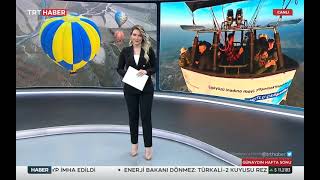 Mutlu Çarşambaprojesi̇yle Pamukkalede Balona Bi̇ndi̇ler/Trt Haber/Haber:murat Demi̇rbi̇lek